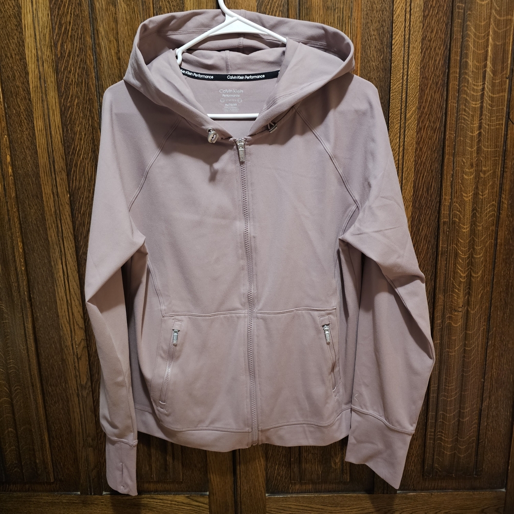 Calvin Klein Mauve Hooded Jacket